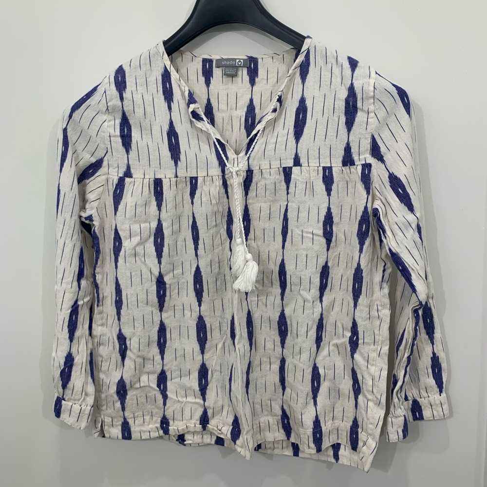 Ikat Block Print Tunic